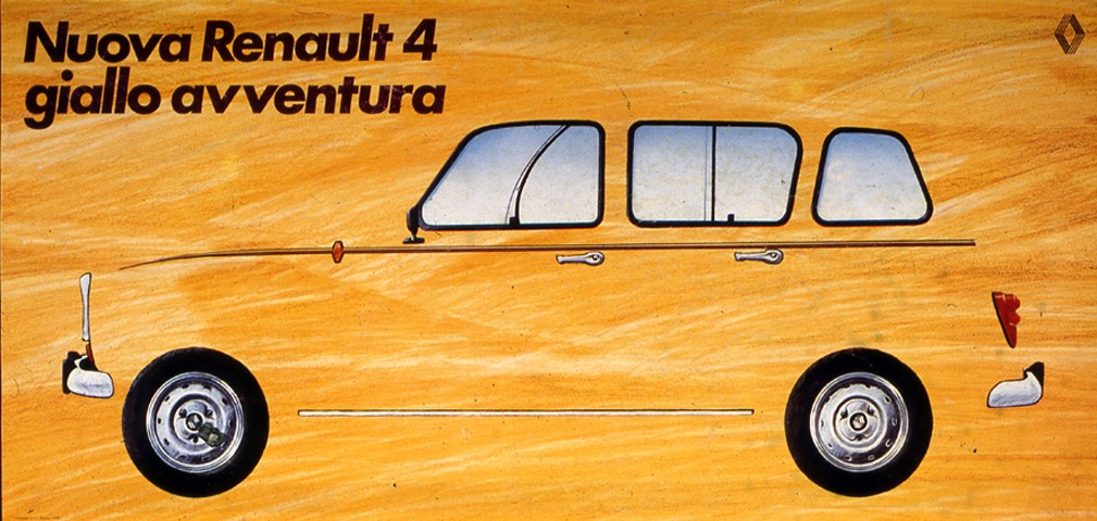 Renault Italia: Campagna Affissioni 6x3 - Italia - Premio Migliore Affissione Europea 1986.